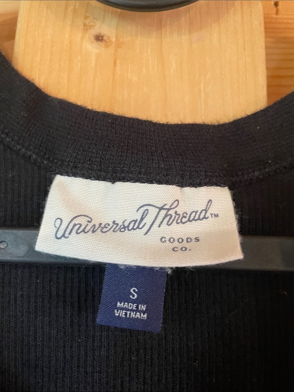 Universal Threads Black Ribbed Tank - Picture 2 of 3